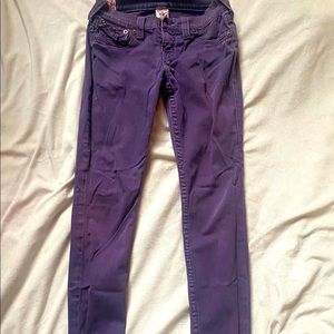 Purple True religion jeans